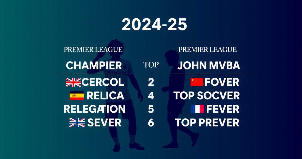 2024-25 Premier League Predictions: Who Will Take the Title, Top Four, Europe, Relegation, and Top Scorer Honors?